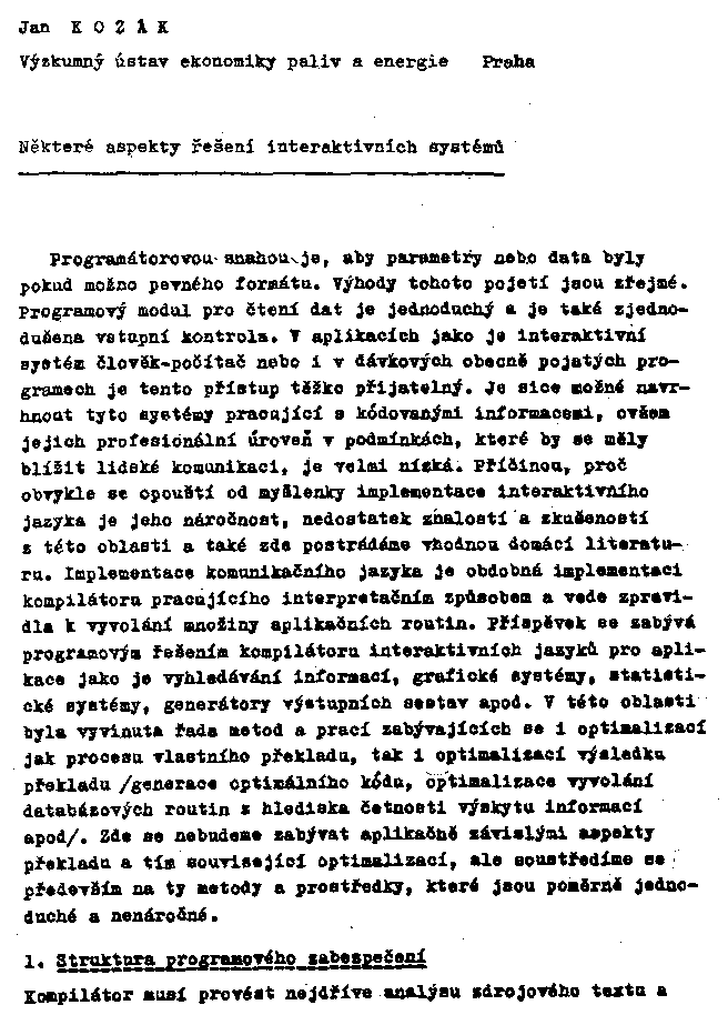 Obrázek stránky textu