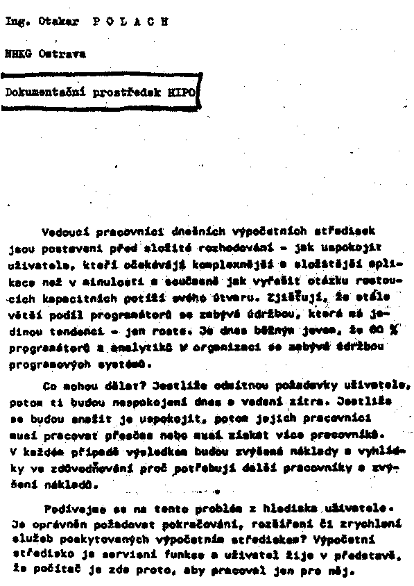 Obrázek stránky textu