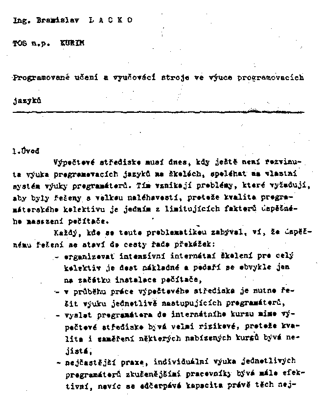 Obrázek stránky textu