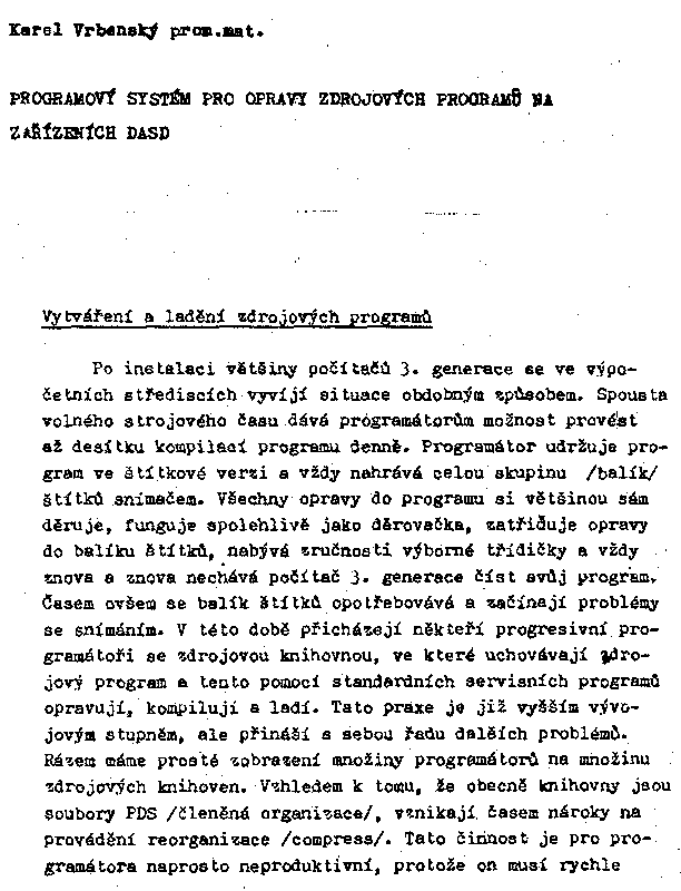 Obrázek stránky textu