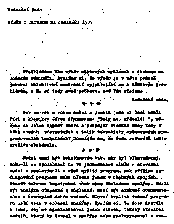 Obrázek stránky textu