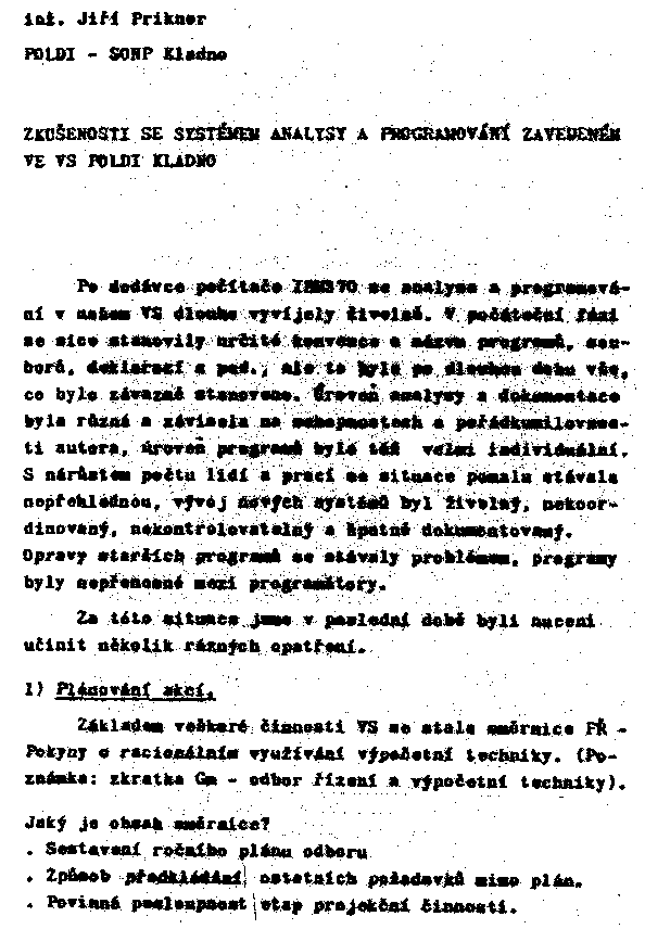 Obrázek stránky textu