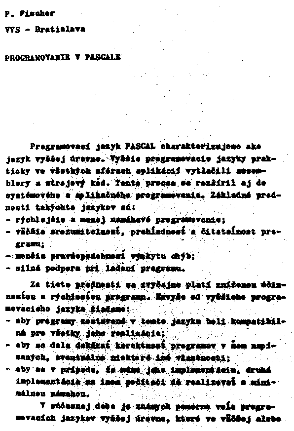 Obrázek stránky textu