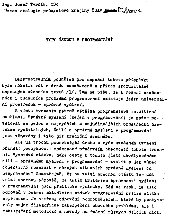 Obrázek stránky textu