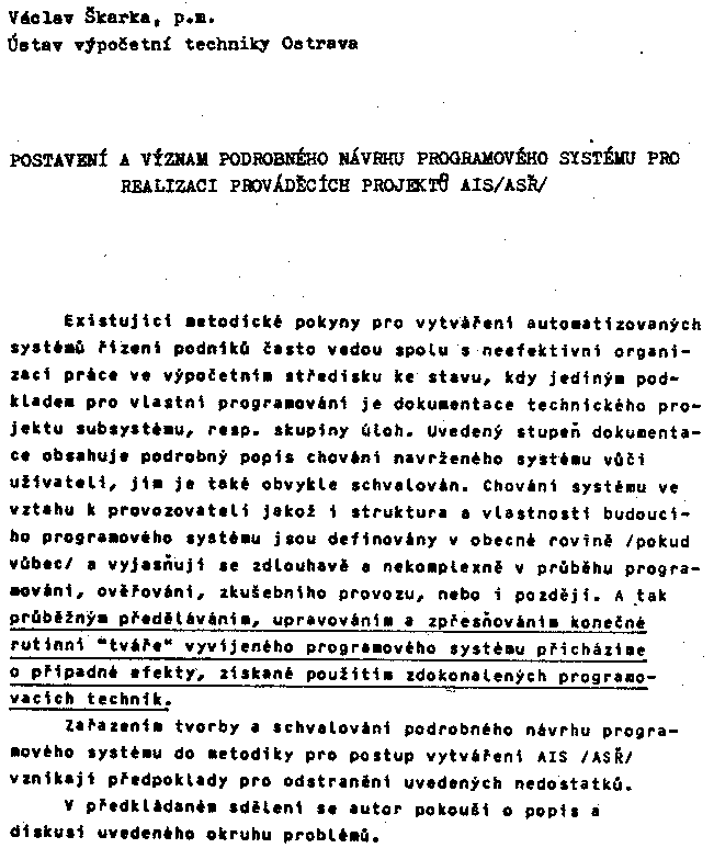 Obrázek stránky textu