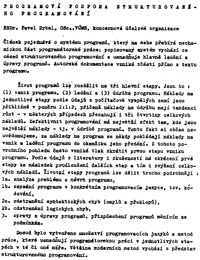 Obrázek stránky textu