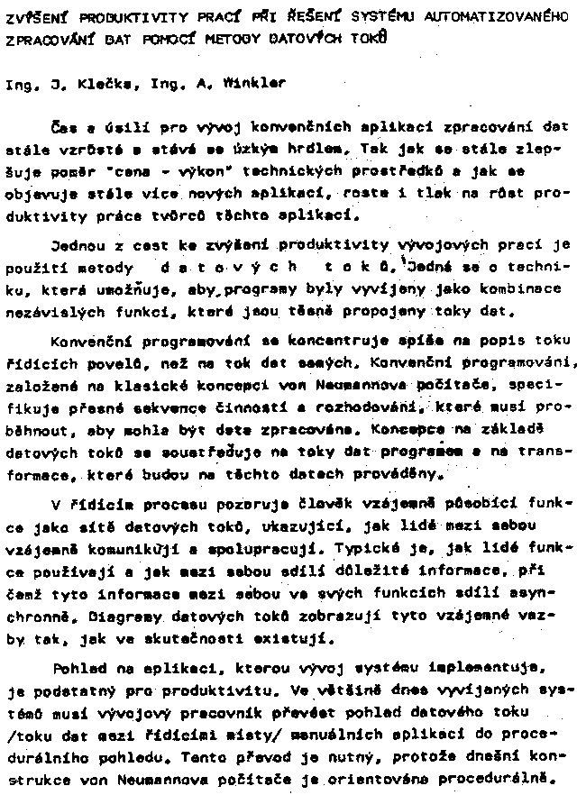 Obrázek stránky textu