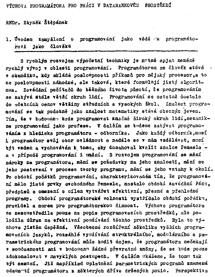 Obrázek stránky textu