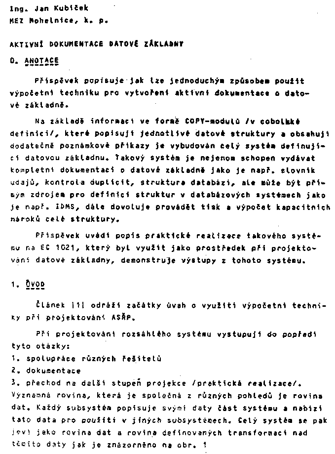 Obrázek stránky textu
