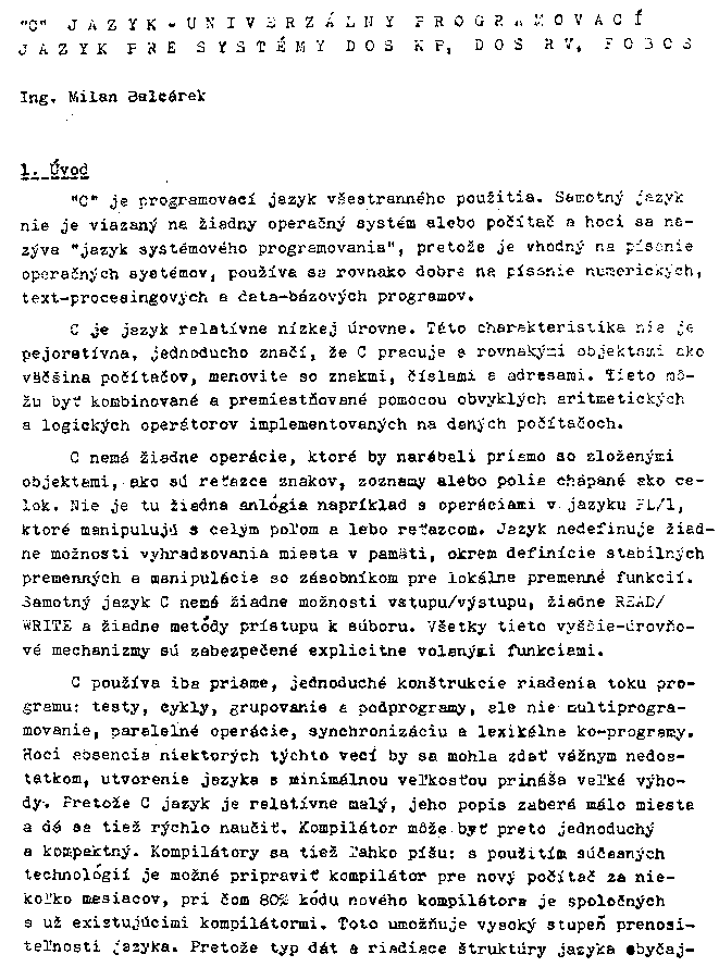 Obrázek stránky textu