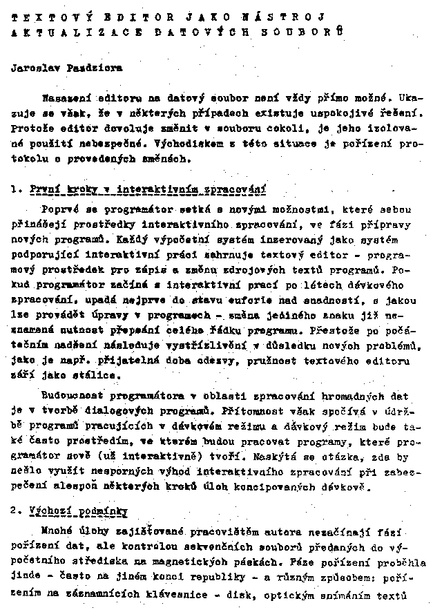 Obrázek stránky textu
