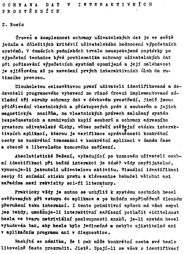 Obrázek stránky textu