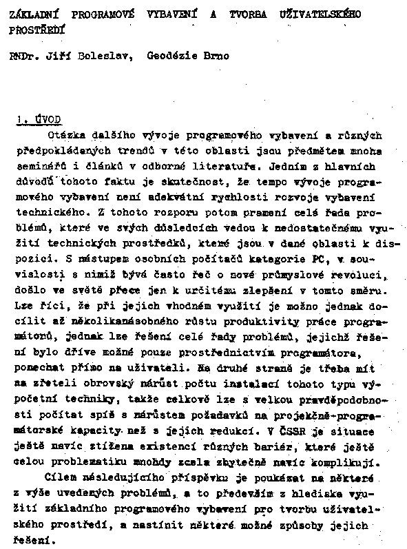 Obrázek stránky textu