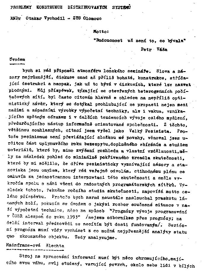 Obrázek stránky textu