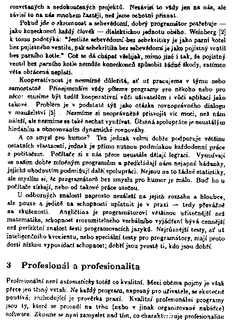 Obrázek stránky textu