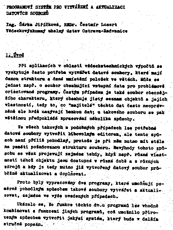 Obrázek stránky textu