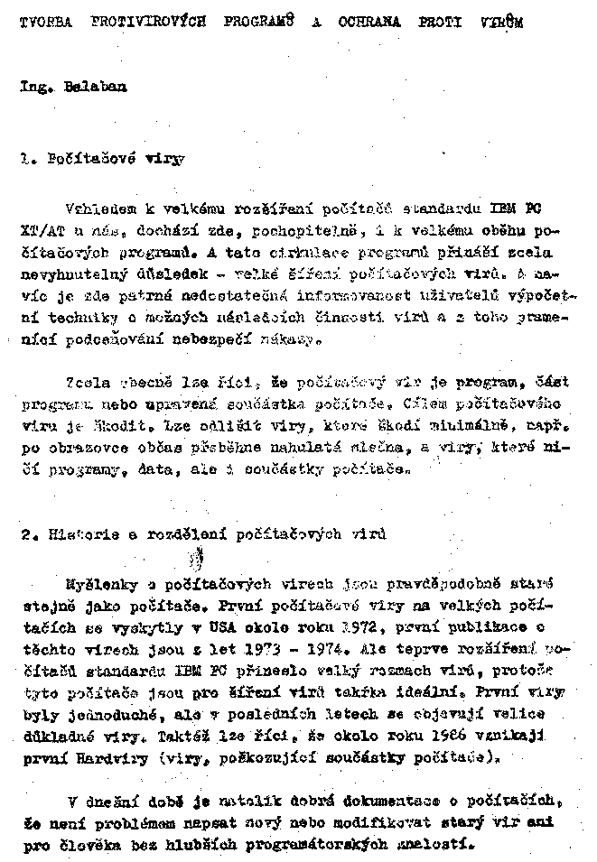 Obrázek stránky textu