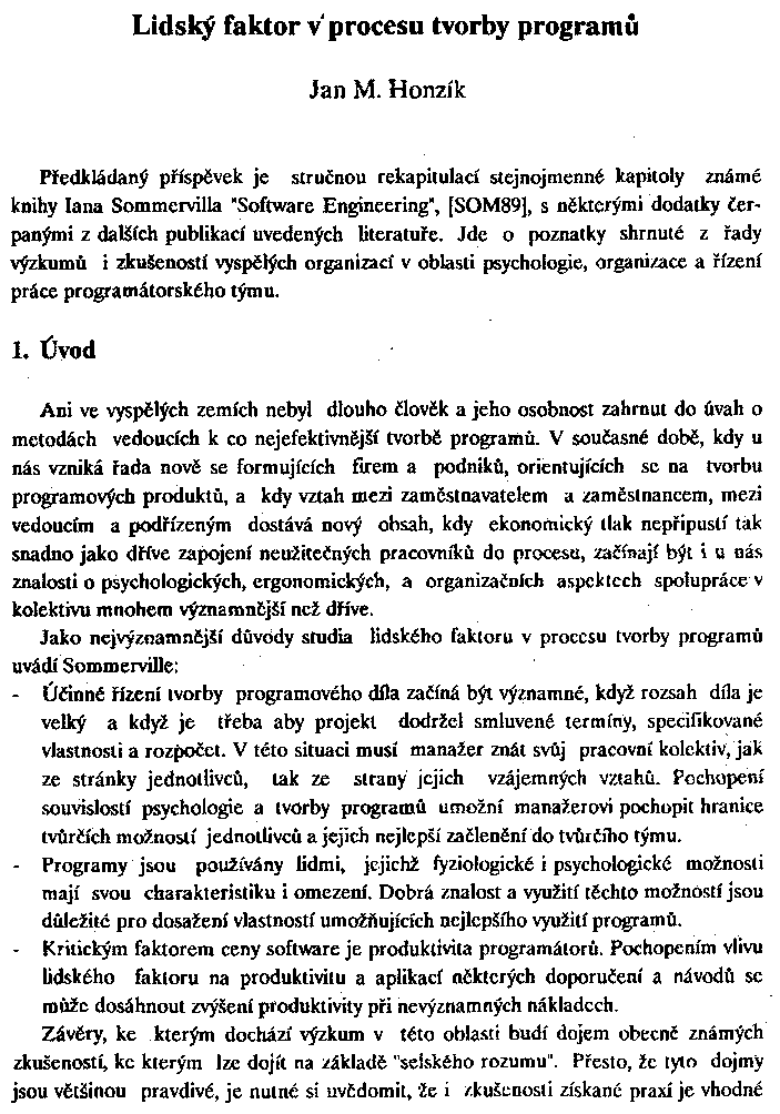 Obrázek stránky textu