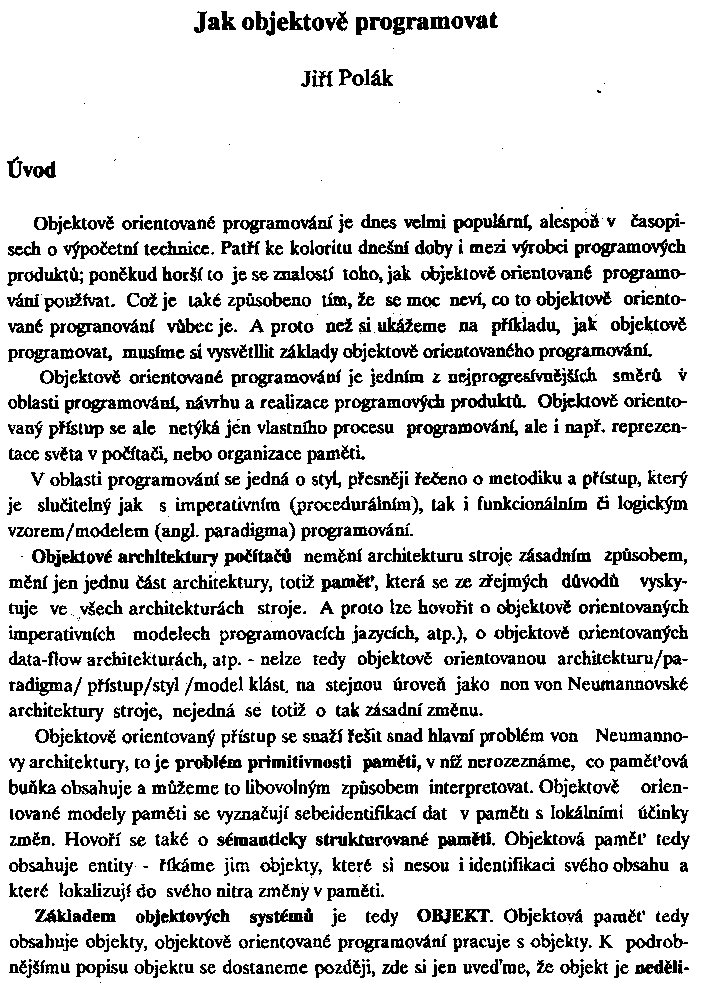 Obrázek stránky textu
