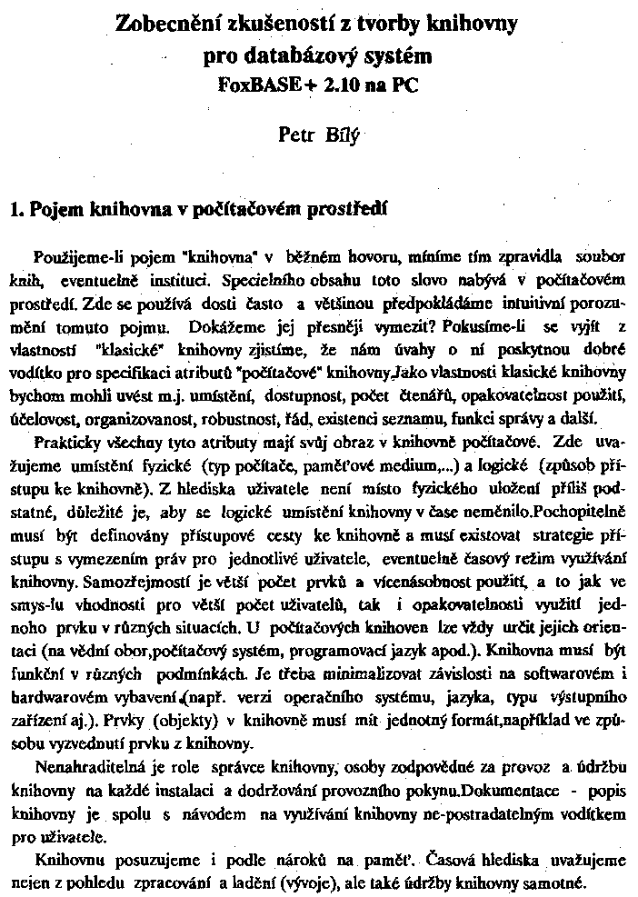 Obrázek stránky textu