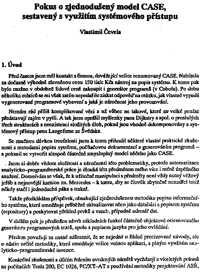 Obrázek stránky textu