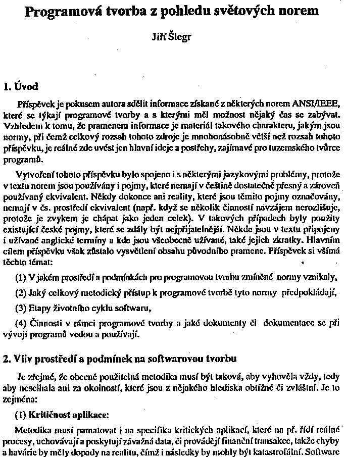 Obrázek stránky textu