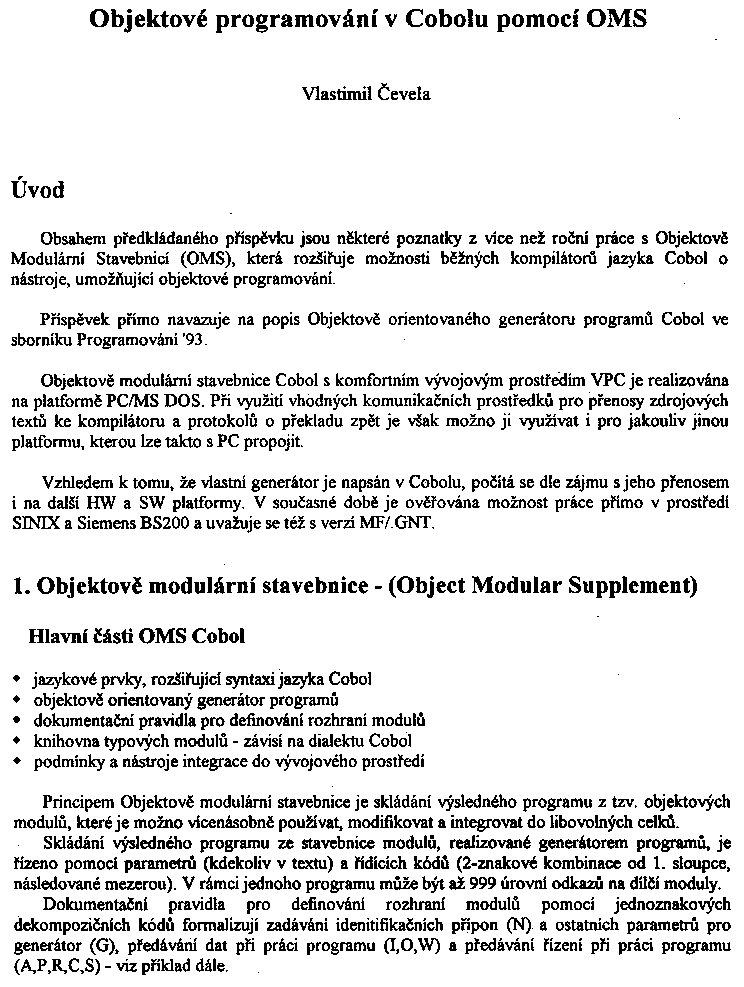 Obrázek stránky textu