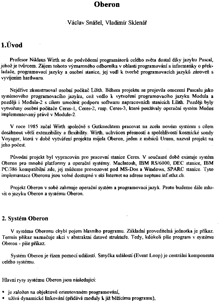 Obrázek stránky textu