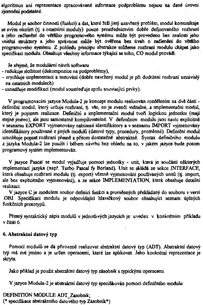 Obrázek stránky textu