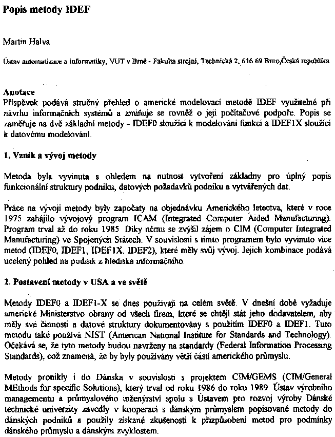 Obrázek stránky textu