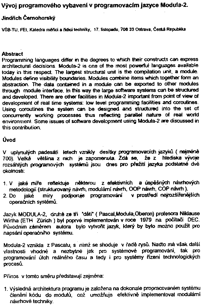 Obrázek stránky textu