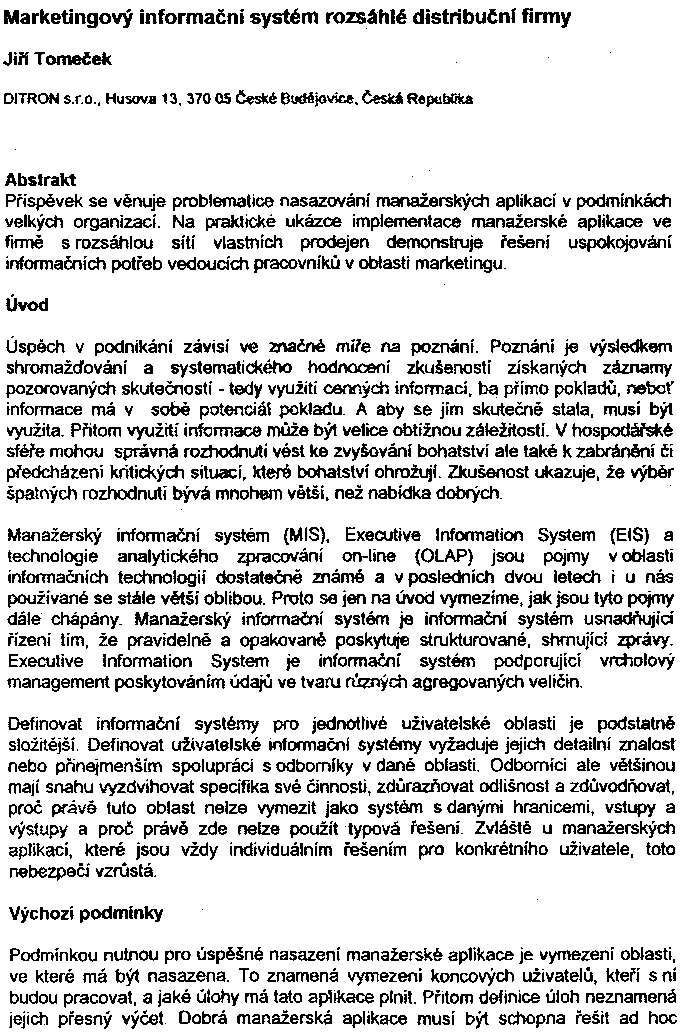 Obrázek stránky textu