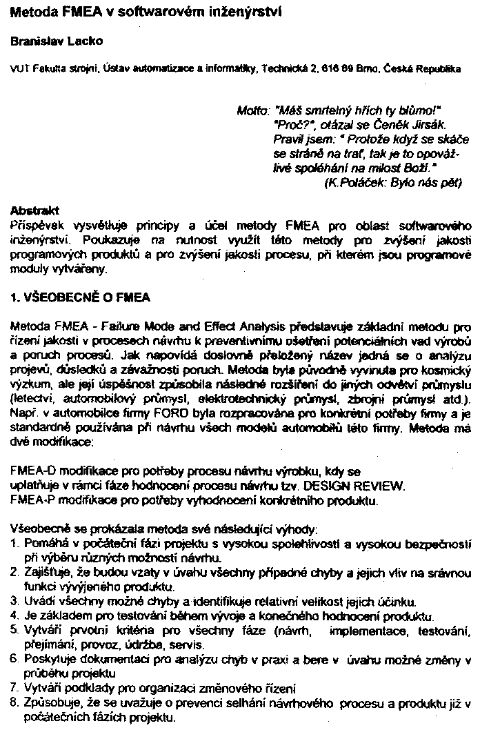 Obrázek stránky textu