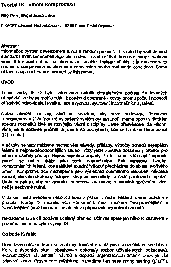 Obrázek stránky textu