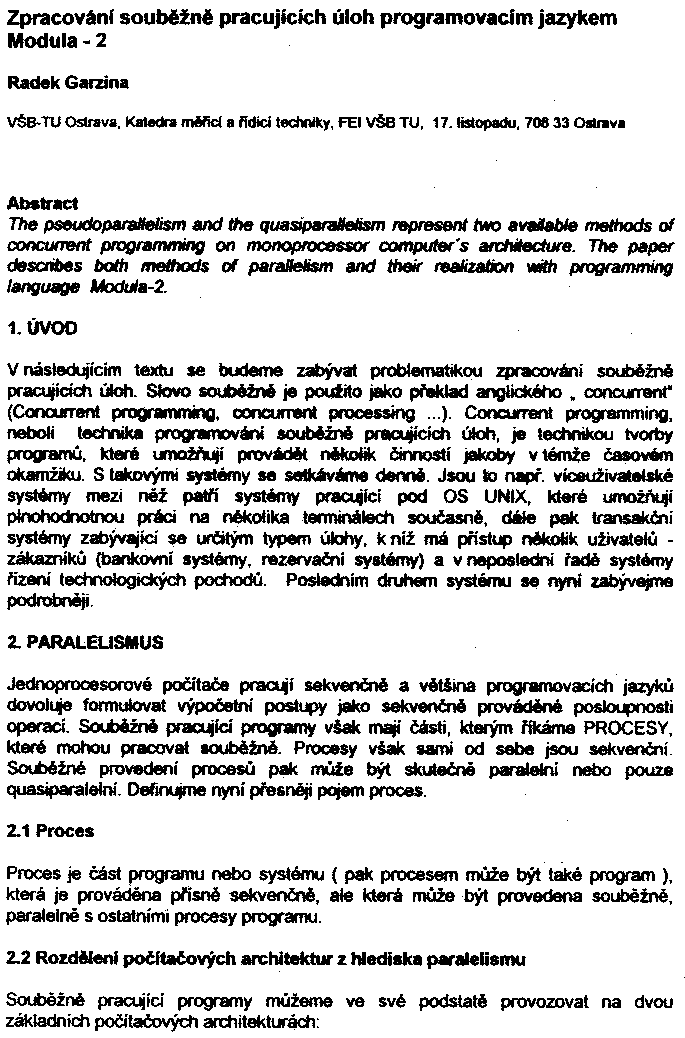 Obrázek stránky textu