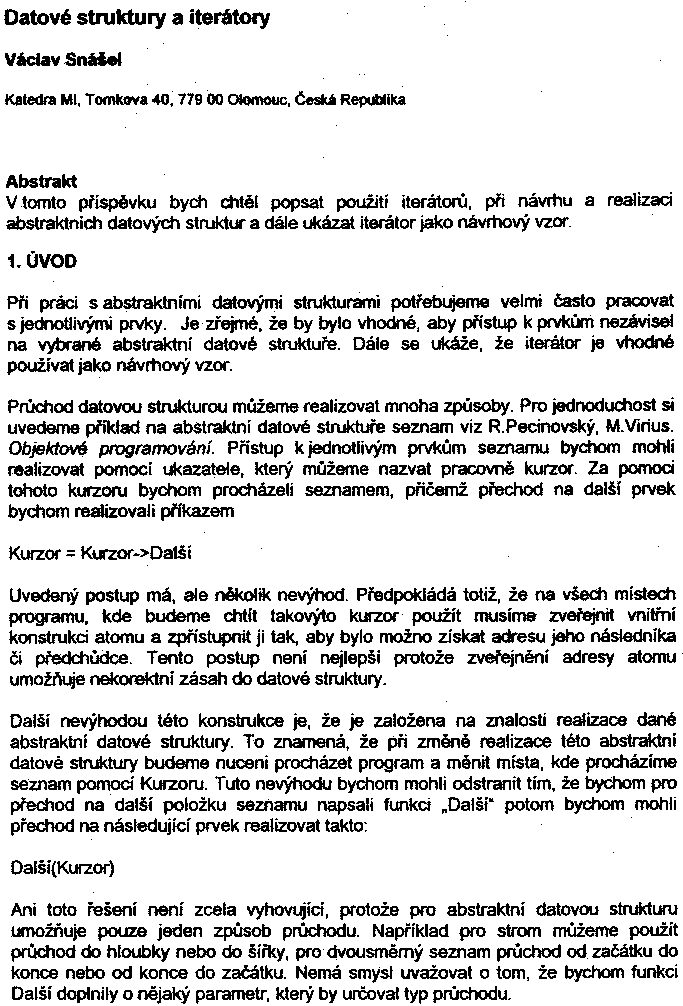 Obrázek stránky textu