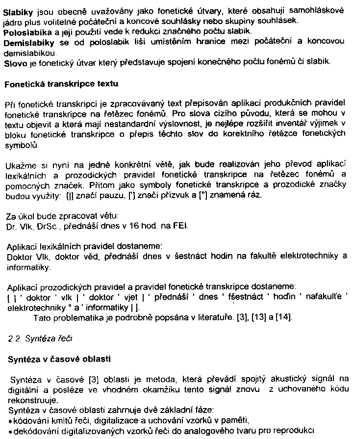 Obrázek stránky textu